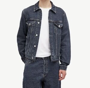 ACNE STUDIOS Rye Monogram Jacquard Denim Jacket